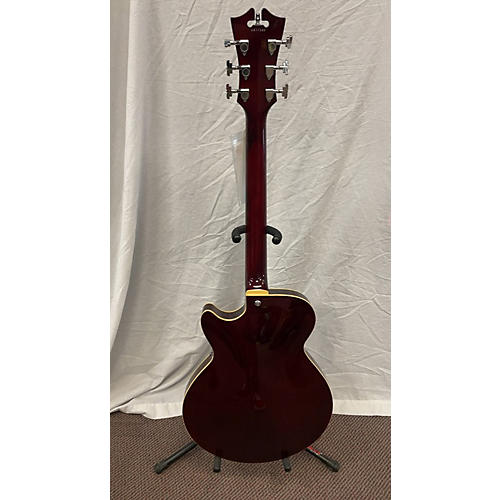 D'Angelico Used D'Angelico Premier Series SS Cherry Hollow Body Electric Guitar Cherry