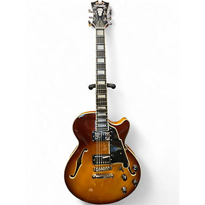 Used D'Angelico Premier Series SS Cherry Sunburst Hollow Body Electric Guitar
