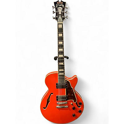 Used D'Angelico Premier Series SS Fiesta Red Hollow Body Electric Guitar