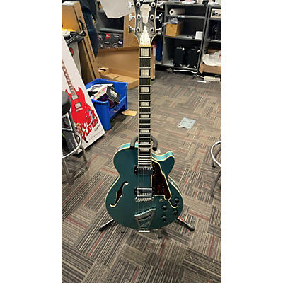 D'Angelico Used D'Angelico Premier Series SS Ocean Turquoise Hollow Body Electric Guitar