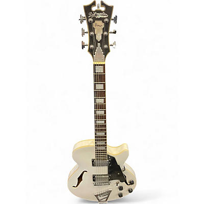 Used D'Angelico Premier Series SS WHITE Hollow Body Electric Guitar