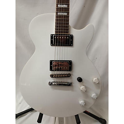 D'Angelico Used D'Angelico Premier Series SS White Hollow Body Electric Guitar