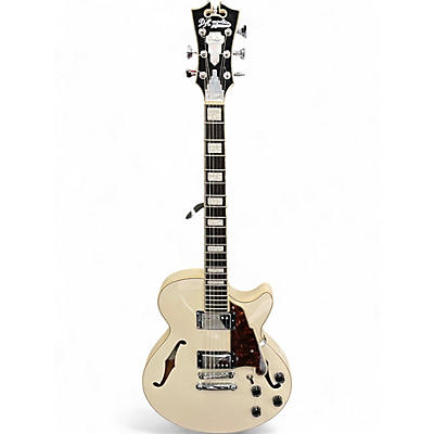 Used D'Angelico Premier Series SS White Hollow Body Electric Guitar