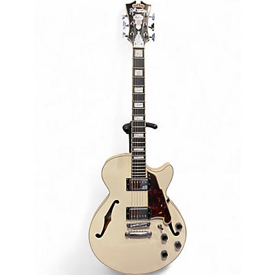 Used D'Angelico Premier Series SS White Hollow Body Electric Guitar