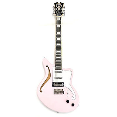 D'Angelico Used D'Angelico Premier Series Shell Pink Solid Body Electric Guitar