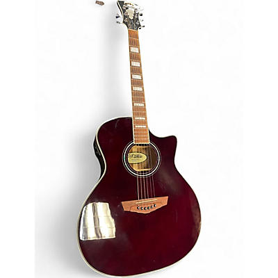Used D'Angelico Premier Series Wine Red Solid Body Electric Guitar