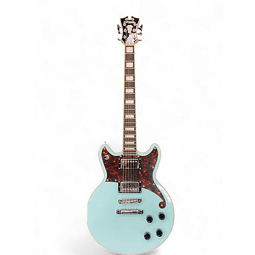 Used D'Angelico Premier Series sky blue Solid Body Electric Guitar sky blue
