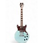 Used D'Angelico Premier Series sky blue Solid Body Electric Guitar sky blue