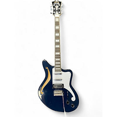 Used D'Angelico Premiere Bedford SH Blue Hollow Body Electric Guitar