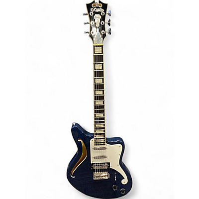 Used D'Angelico Premiere Bedford SH Navy Blue Hollow Body Electric Guitar