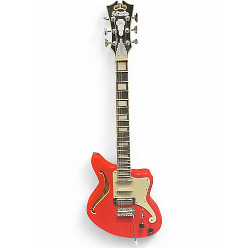 Used D'Angelico Premiere Bedford SH Orange Hollow Body Electric Guitar Orange