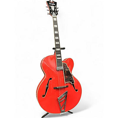 Used D'Angelico Premiere EXL1 Orange Hollow Body Electric Guitar