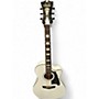 Used D'Angelico Premiere Gramercy Grand Auditorium White Acoustic Electric Guitar White
