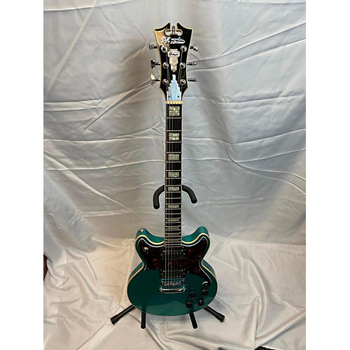 D'Angelico Used D'Angelico Premiere Series Brighton Sky Blue Solid Body Electric Guitar Sky Blue