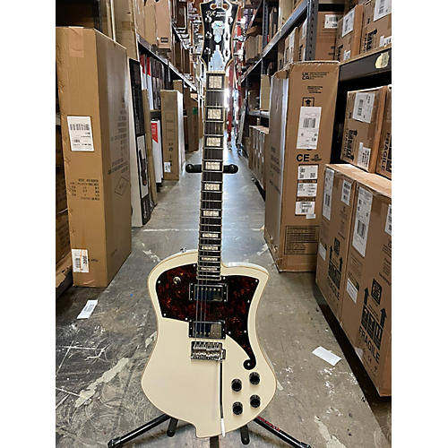 D'Angelico Used D'Angelico Premiere Series Ludlow Alpine White Solid Body Electric Guitar Alpine White