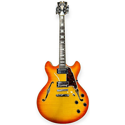 D'Angelico Used D'Angelico Premiere Sunburst Hollow Body Electric Guitar