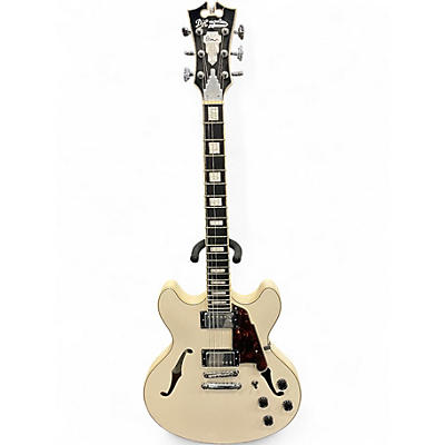 Used D'Angelico Premium Series DC Semihollow White Hollow Body Electric Guitar