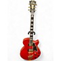 Used D'Angelico SS DELUXE MATTE RED Hollow Body Electric Guitar MATTE RED