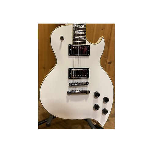 D'Angelico Used D'Angelico Teardrop White Solid Body Electric Guitar White