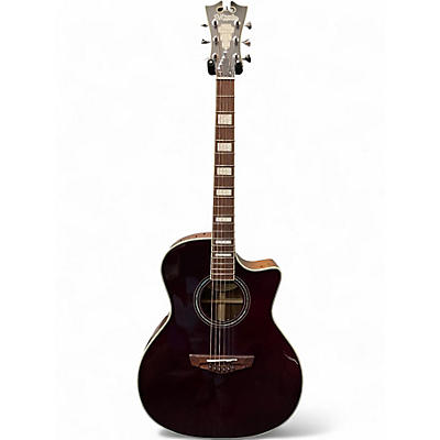 Used D'Angelico dapcsg Black Acoustic Electric Guitar