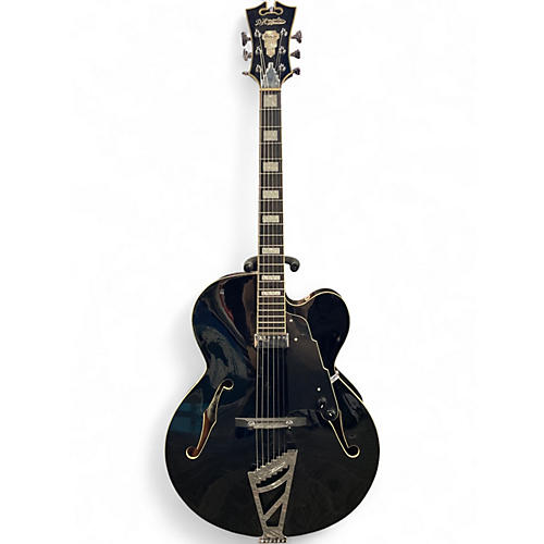 Used D'Angelico dapexl1sbkct Black Hollow Body Electric Guitar Black