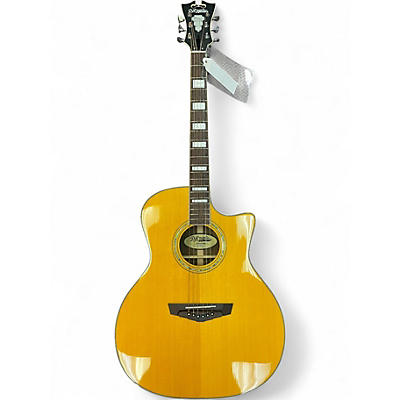 Used D'Angelico dapscg200 Antique Natural Acoustic Electric Guitar