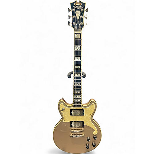 Used D'Angelico deluxe Brighton desert gold Solid Body Electric Guitar desert gold