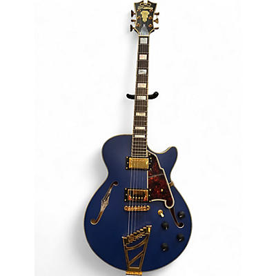 Used D'Angelico dlx sstp blue Hollow Body Electric Guitar