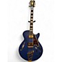 Used D'Angelico dlx sstp blue Hollow Body Electric Guitar blue