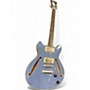 Used D'Angelico excel dc tour baby blue Hollow Body Electric Guitar baby blue