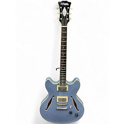 Used D'Angelico excel dc tour slate blue Hollow Body Electric Guitar