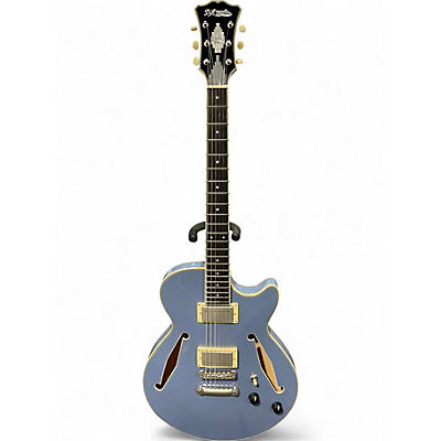 Used D'Angelico excel ss tour Blue Hollow Body Electric Guitar