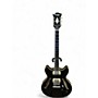 Used D'Angelico excel tour dc Black Hollow Body Electric Guitar Black