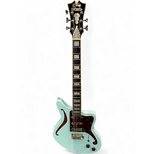 Used D'Angelico premier Bedford SH sky blue Hollow Body Electric Guitar sky blue