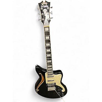 Used D'Angelico premier bedford Black Hollow Body Electric Guitar