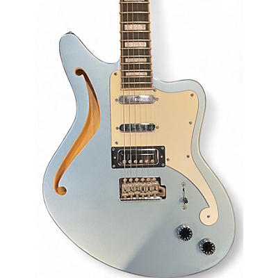 Used D'Angelico premier bedford sh Ice Blue Metallic Hollow Body Electric Guitar