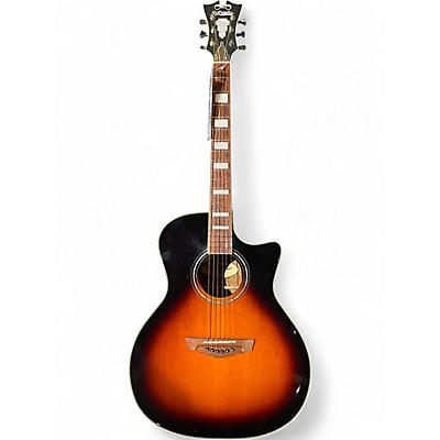 Used D'Angelico premier series CS Vintage Sunburst Acoustic Electric Guitar