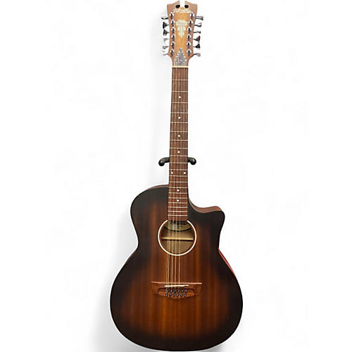 Used D'Angelico premier series fulton ls Brown Sunburst 12 String Acoustic Electric Guitar Brown Sunburst