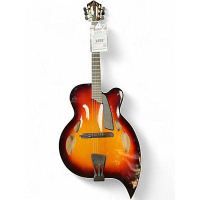 Used D'Aquisto TEARDROP Sunburst Hollow Body Electric Guitar