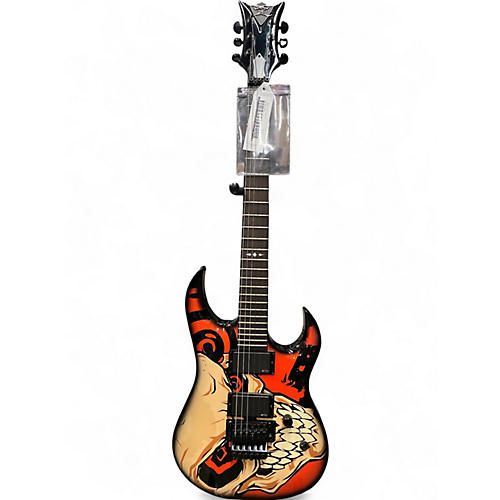 Used DBZ Guitars 5FDP FIVE FINGER Custom Graphic Solid Body Electric Guitar Custom Graphic