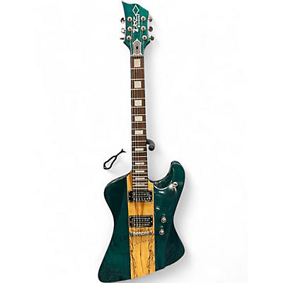 Used DBZ Guitars Diamond Hellfire Teal Solid Body Electric Guitar