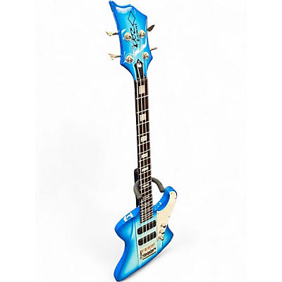 Used DBZ Guitars Hailfire ST Blue Burst Electric Bass Guitar