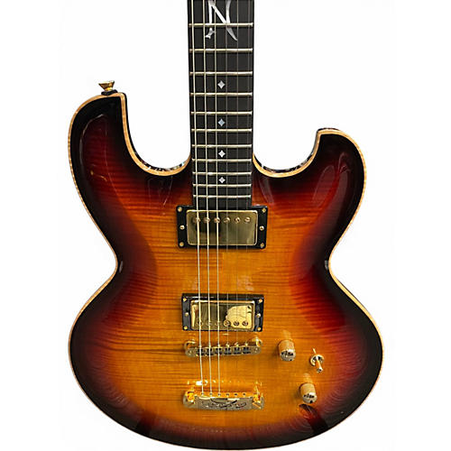 Used DBZ Guitars USA Imperial Custom FM Sunburst Solid Body Electric Guitar Sunburst