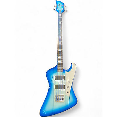 Used DBZ Guitars hailfire Blue Burst Electric Bass Guitar