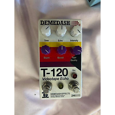 Used DEMEDASH T-120 DELUXE VIDEOTAPE ECHO Effect Pedal