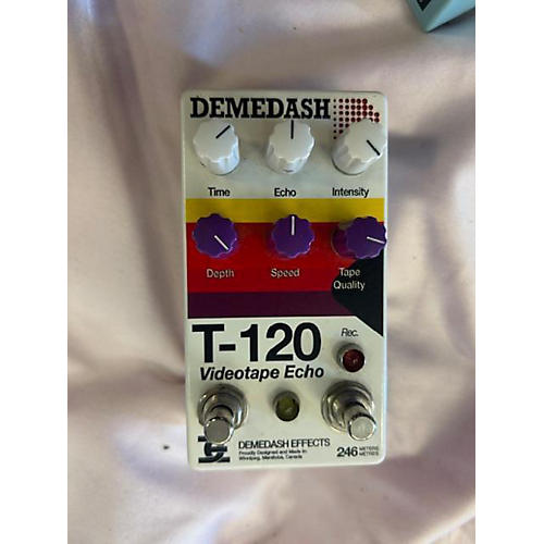 Demedash Used DEMEDASH T-120 DELUXE VIDEOTAPE ECHO Effect Pedal