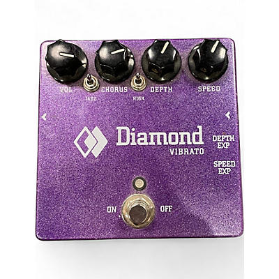 Used DIAMOND PEDALS ANALOG VIBRATO Effect Pedal