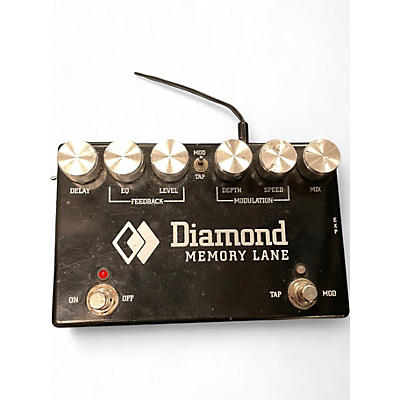 Used DIAMOND PEDALS MEMORY LANE V1 BLACK Effect Pedal