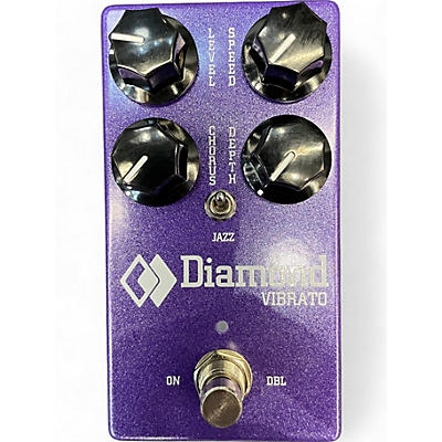 DIAMOND PEDALS Used DIAMOND PEDALS VIBRATO Effect Pedal