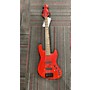 Used Used D'MARK Jazz Bass Flame Maple Top Red Electric Bass Guitar Red